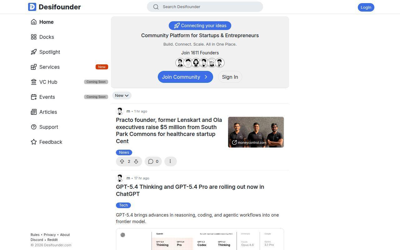 Desifounder screenshot
